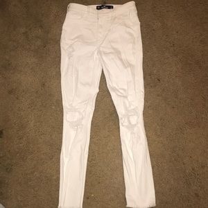 high-rise super skinny crop vintage stretch